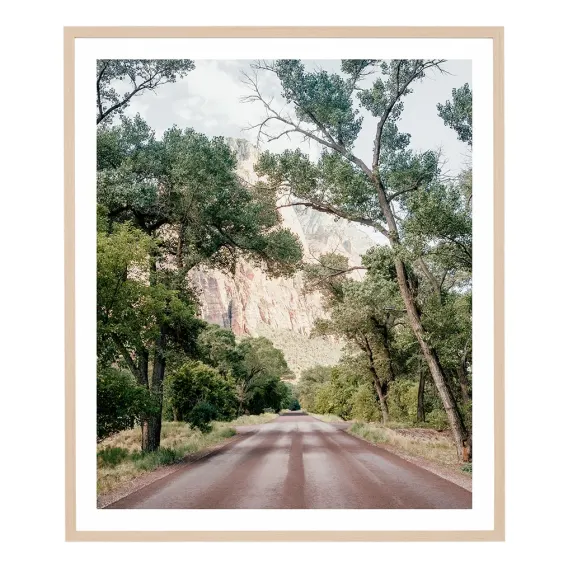 Scenic Drive Framed Print in 103 x 121cm