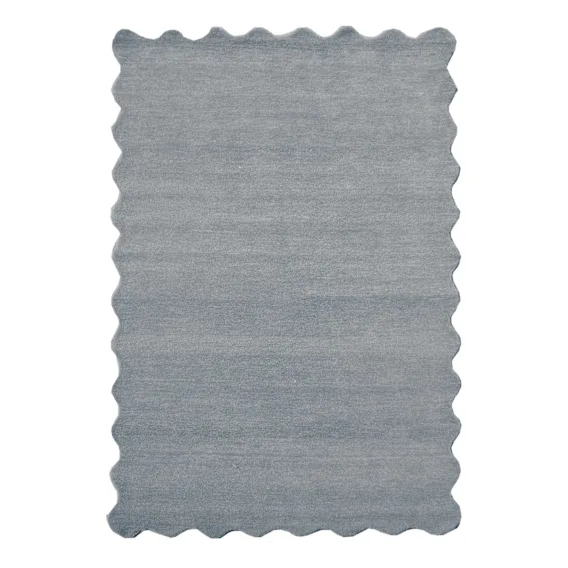 Scalloped Rug 190x280cm in Stone