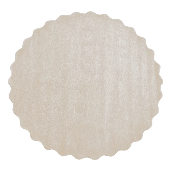 Scalloped Rug 240x240cm in White