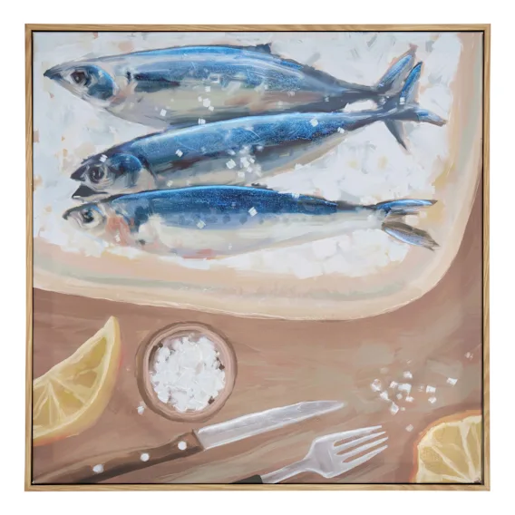 Scorpa Box Framed Canvas in 60x60cm