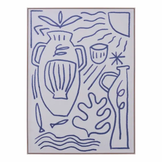 Seaside Sculptures Box Framed Canvas in 122 x 152cm