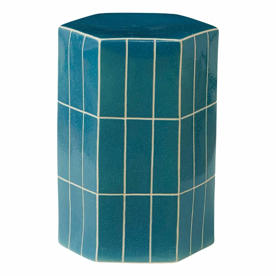 Seidler Stool 32x53.5cm in Teal