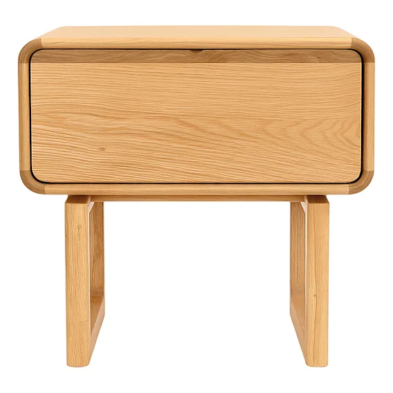 Sesia Bedside Table 56cm in Oak Clear