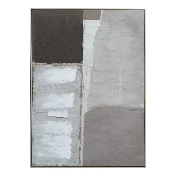 Shades of Beige 1 Box Framed Canvas in 100 x 140cm