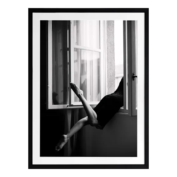 Shes In Love Framed Print in 84 x 105cm