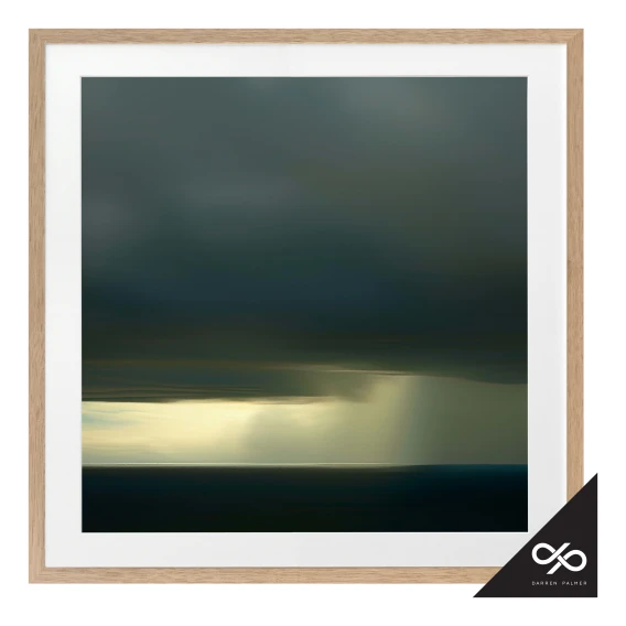 Sighing Framed Print in 84 x 84cm