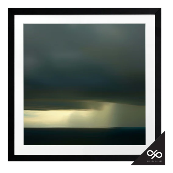 Sighing Framed Print in 84 x 84cm