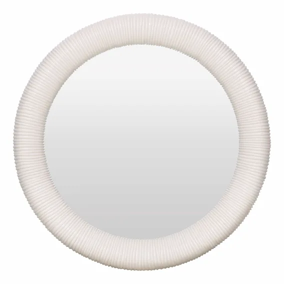 Sienna Mirror 120cm in Pearl White