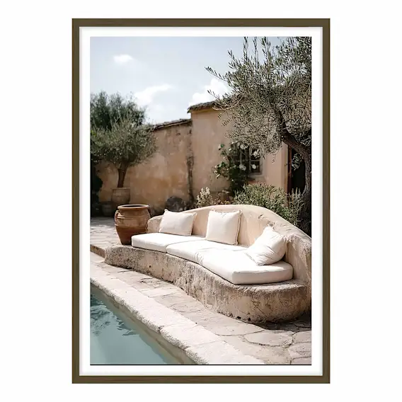 Siena Sanctuary Framed Print in 120 x 167cm
