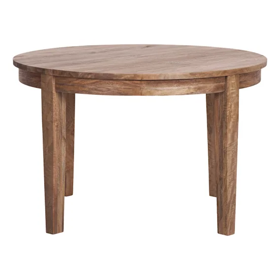 Sorrento Round Dining Table 120cm in Mangowood Havana