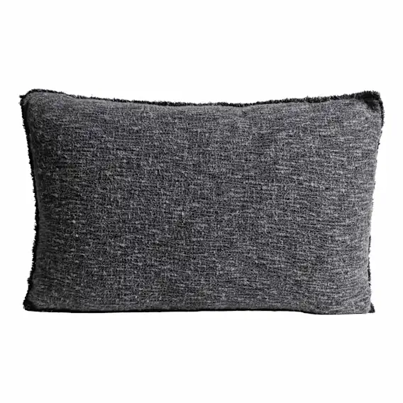 Sora Feather Fil Cushion 60x40cm in Midnight