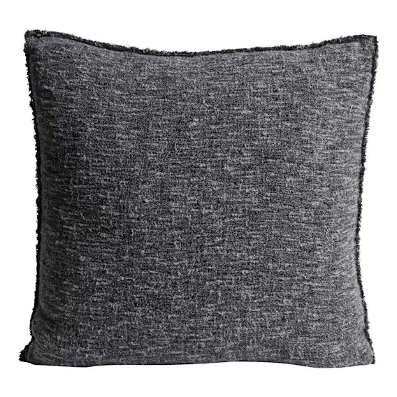 Sora Feather Fil Cushion 50x50cm in Midnight