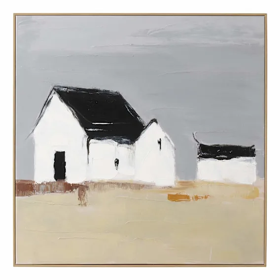 South Box Framed Canvas in 80 x 80cm