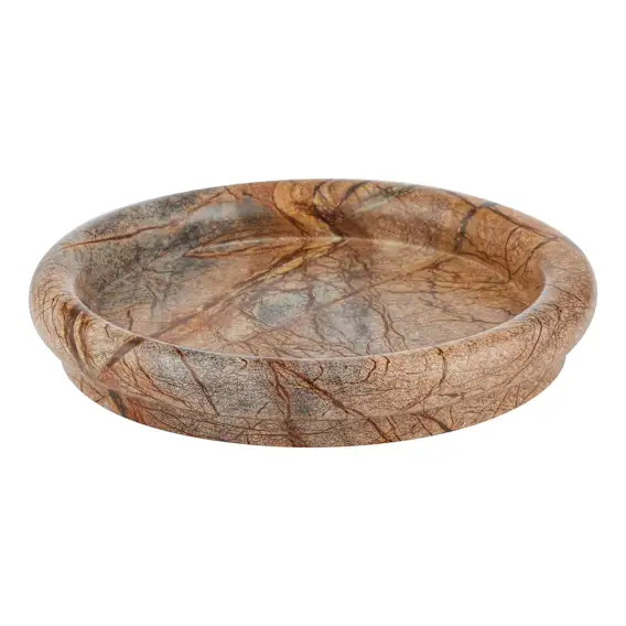 Solano Bowl 30x5cm in Brown / Green