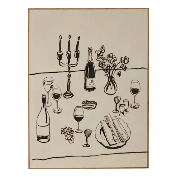 Soiree Box Framed Canvas in 90 x 120cm