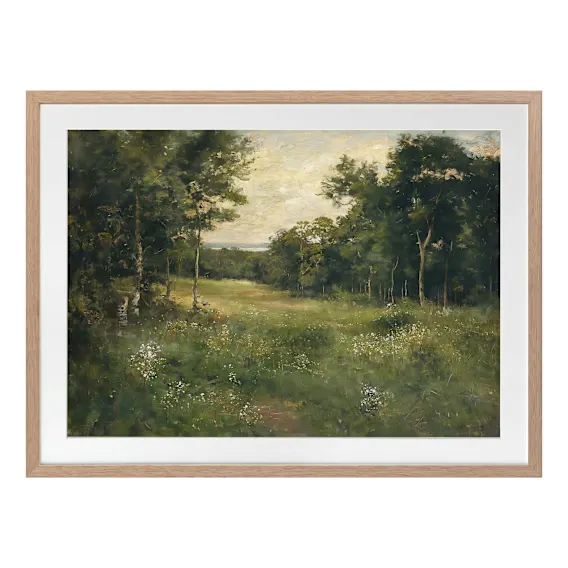 Spring Meadows Framed Print in 70 x 55cm