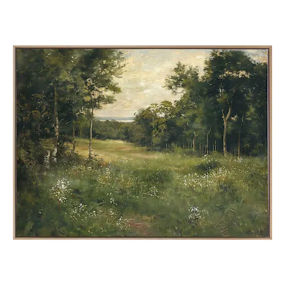 Spring Meadows Box Framed Canvas in 163 x 123cm