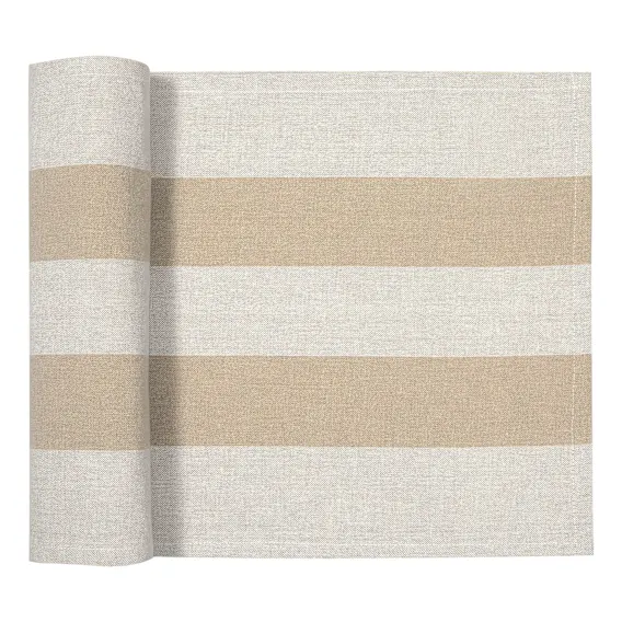 Stripe Runner Small 180x1cm in Taupe