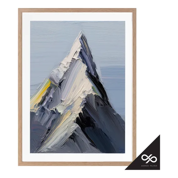 Summits Framed Print in 84 x 105cm