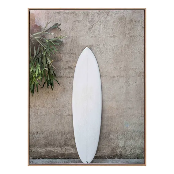 Surfboards & Sun Box Framed Canvas in 123 x 163cm