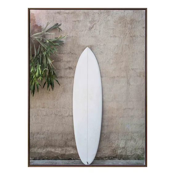Surfboards & Sun Box Framed Canvas in 123 x 163cm
