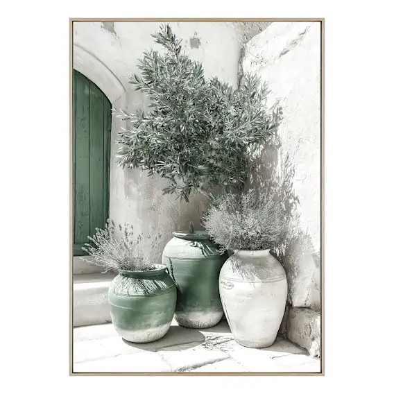 Sunlit Vessels Box Framed Canvas in 117 x 164cm