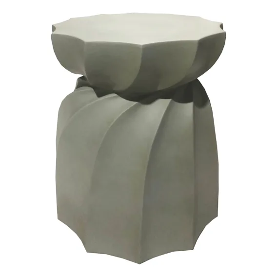 Swirl Stool 38x46cm in Olive