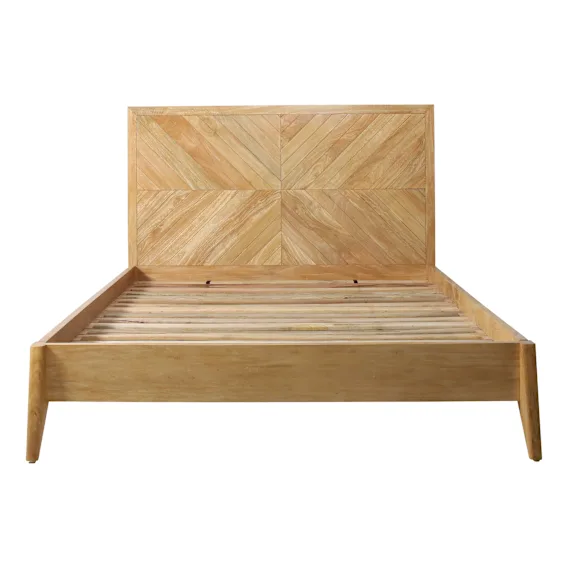 Tapestry Queen Bed Frame in Clear Lacquer