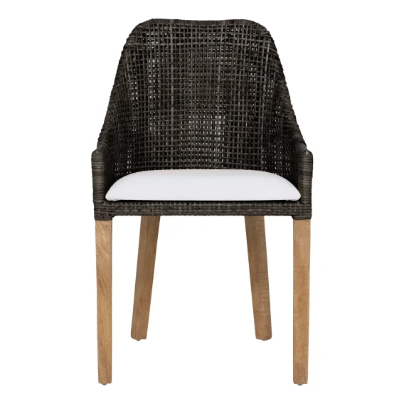 Tamba Dining Chair in Rattan Chocolate