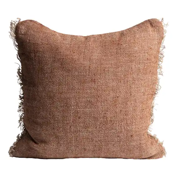 Tabako Feather Fill Cushion 50x50cm in Linen