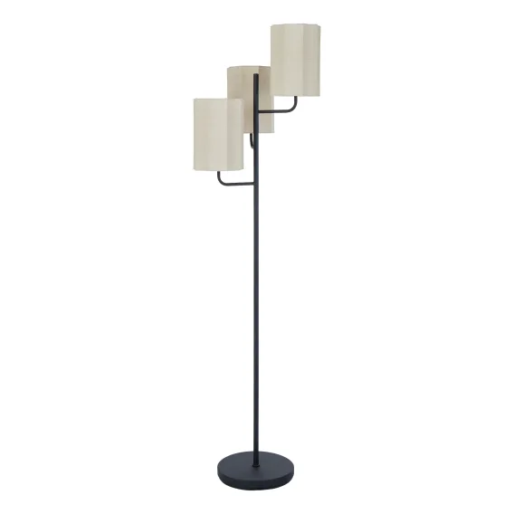 Tier Floor Lamp 48x165cm in Black / Natural