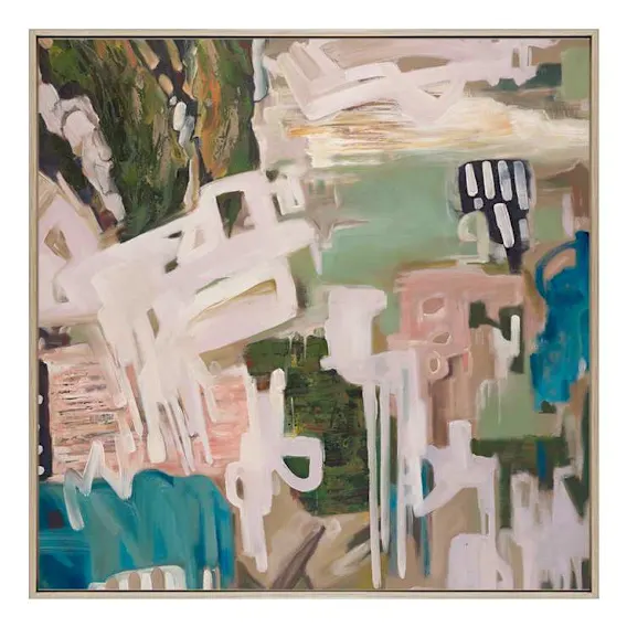 Tide & Terrain Box Framed Canvas in 102 x 102cm