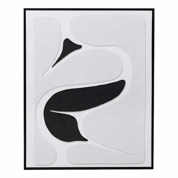 Tonal Movement 2 Box Framed Canvas in 83 x 103cm