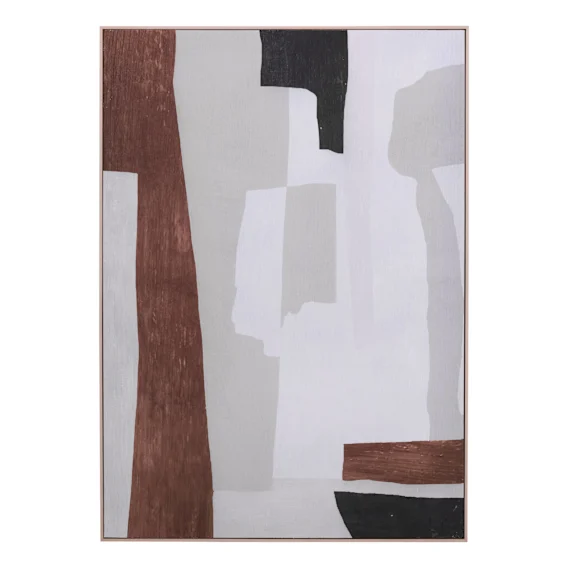 Tonal Tapestries 1 Box Framed Canvas in 100 x 140cm