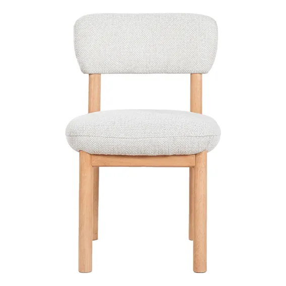 Toro Dining Chair in Milan Natural / Clear