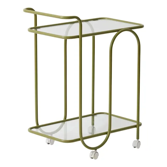 Trinity Bar Cart 60x82cm in Green