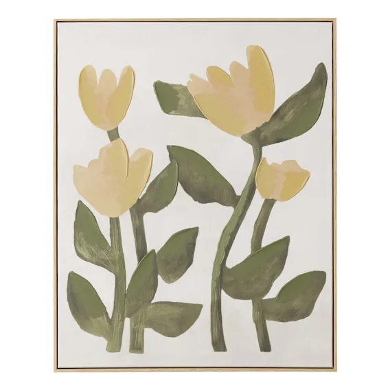 Tulips Box Framed Canvas in 60 x 75cm