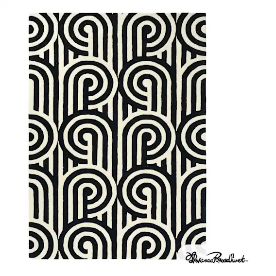 Turnabouts Rug 200x280cm in Black