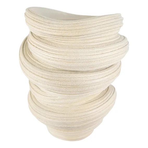 Vardy Loop Vase 26.7x32.6cm in White