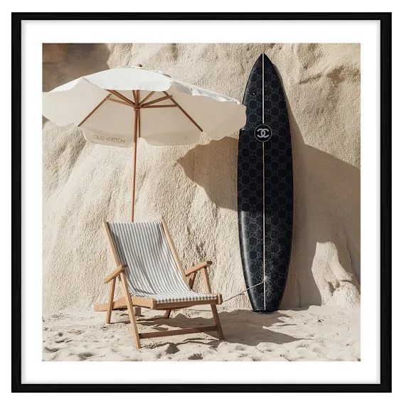 Vendee Framed Print in 60 x 60cm