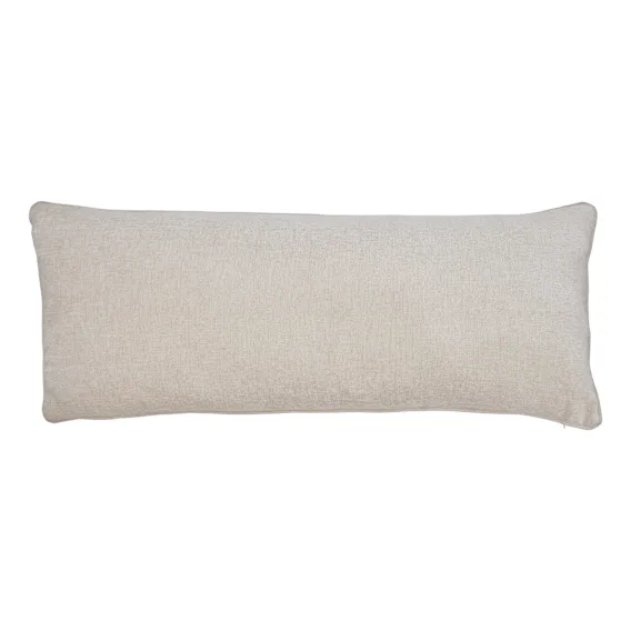 Velencia Feather Fill Cushion 40x100cm in Ivory