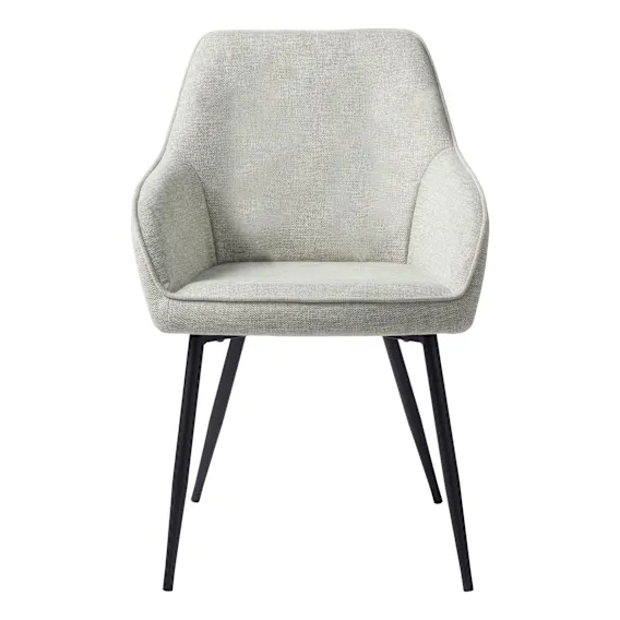 Vigo Dining Chair in Brego Silver / Black