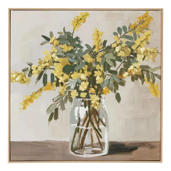 Wattle Box Framed Canvas in 60 x 60cm