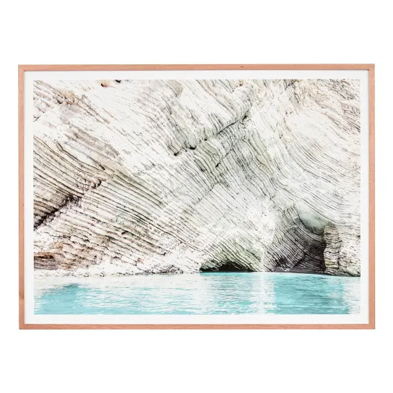 White Cliff Framed Print in 140 x 100cm