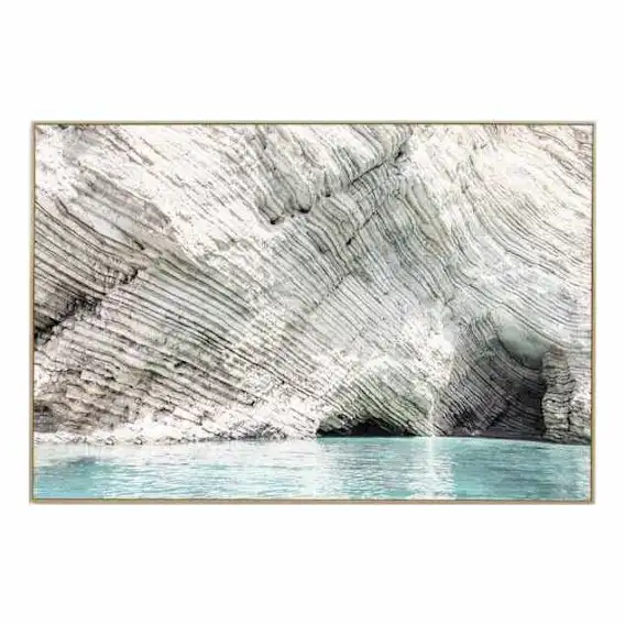 White Cliff Box Framed Canvas in 62 x 42cm