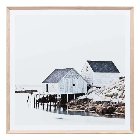 Wintertide Framed Print in 115 x 115cm