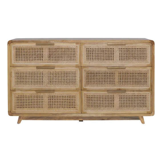 Willow Dresser in Mangowood Clear / Rattan