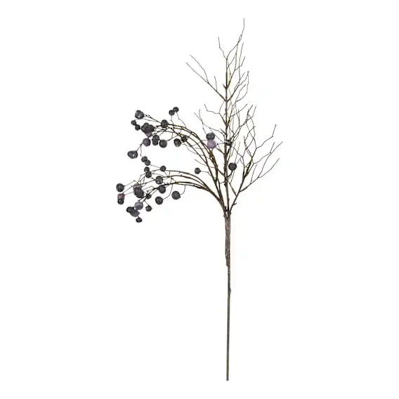 Wild Berry Spray 74x10cm in Blue / Brown