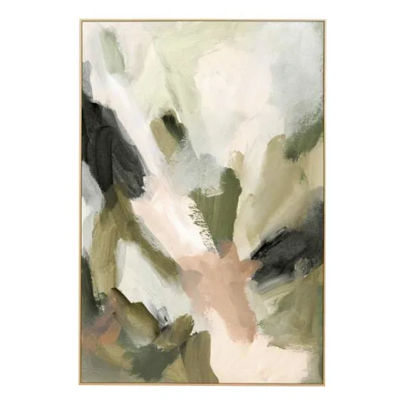 Willa Green 1 Box Framed Canvas in 52 x 77cm