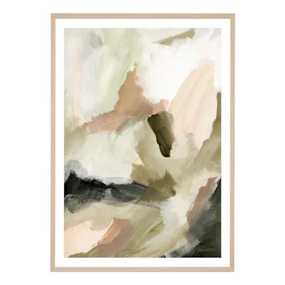 Willa Green 2 Framed Print in 33 x 45cm